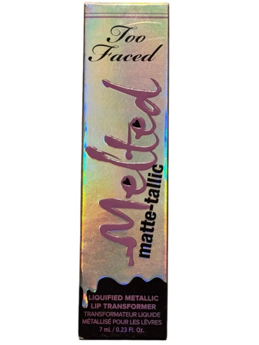 2PK Too Faced DISCONTINUED Melted Matte Magic Metal Transformer Lip Topper 7ml - Picture 2 of 4